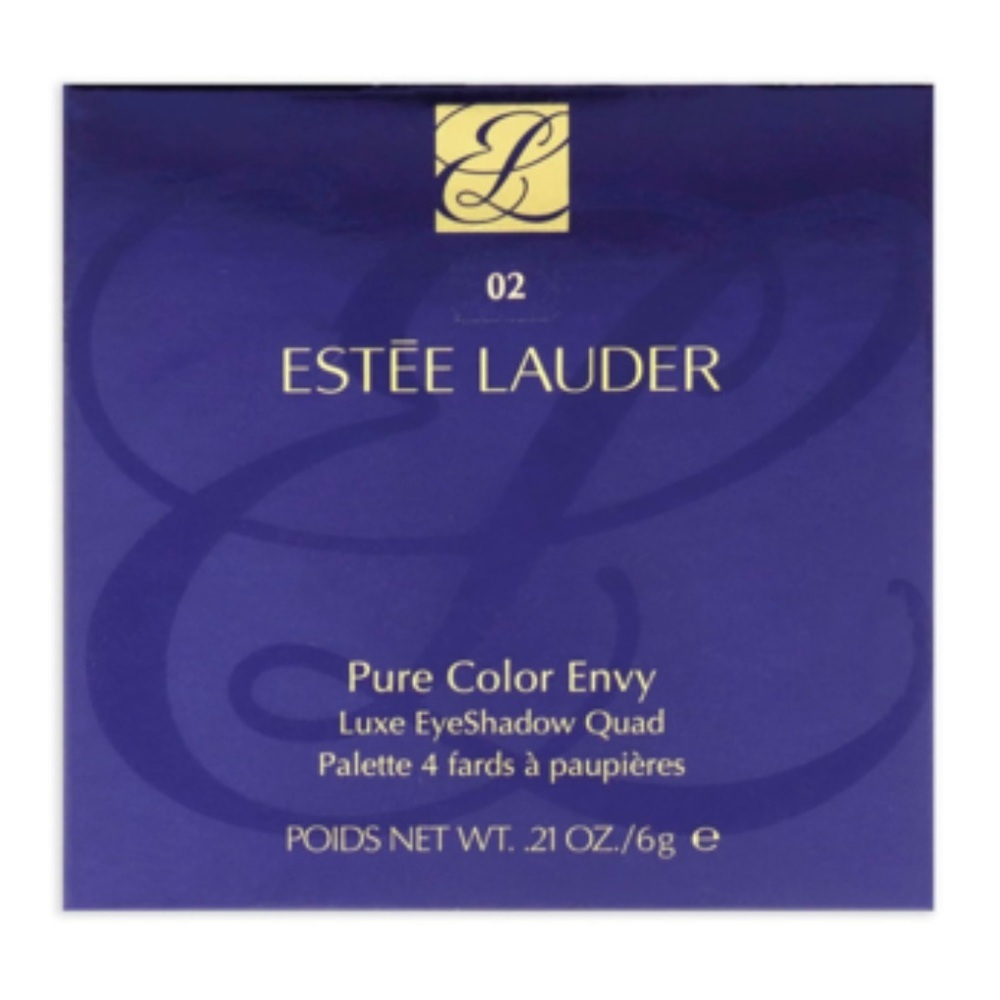 NIB Estée Lauder Pure Color Envy Luxe Eyeshadow Quad in Wild Earth, 0.21 oz/6g